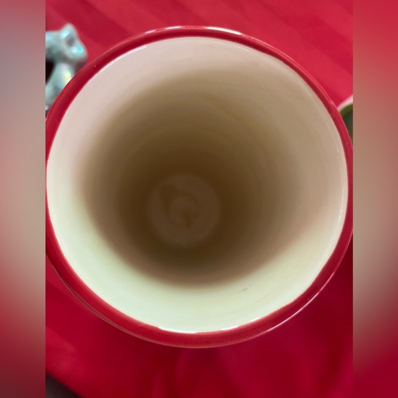 Vintage Oneida/Sakura Candy Cane Cats - Christmas Latte Mug - Picture 3 of 4